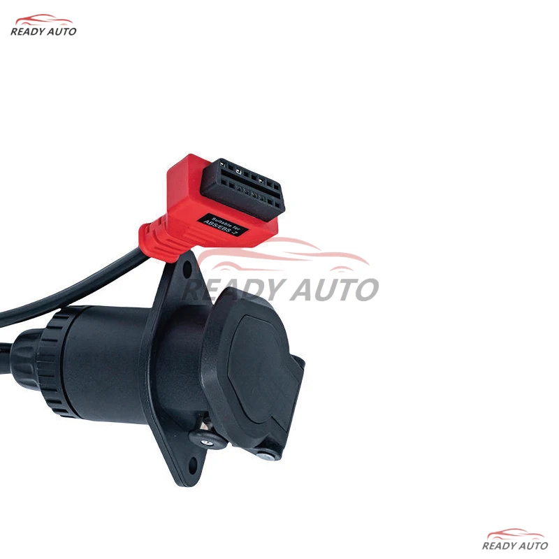 7638 OBD2 Trailer Diagnostic Adapter Cable EBS ISO 7638 Compatible with Bosch Autel Autocom for Truck Vehicles