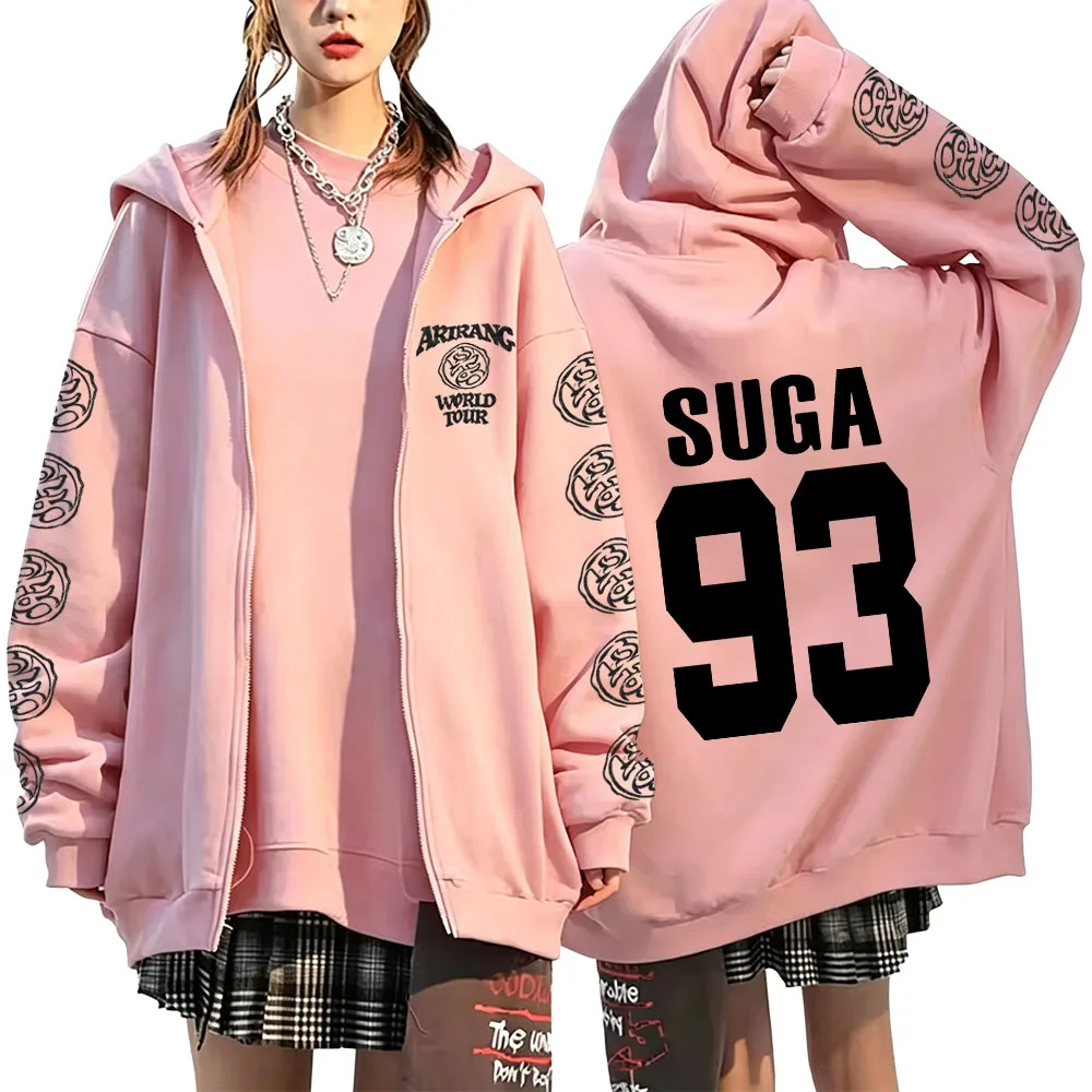 2026 Mädchen Damen Herren Konzert-Must-Have Y2K Zip-Up Hoodie KPOP Street Dance Performance TOP Sportlicher Paar-Stil Mantel