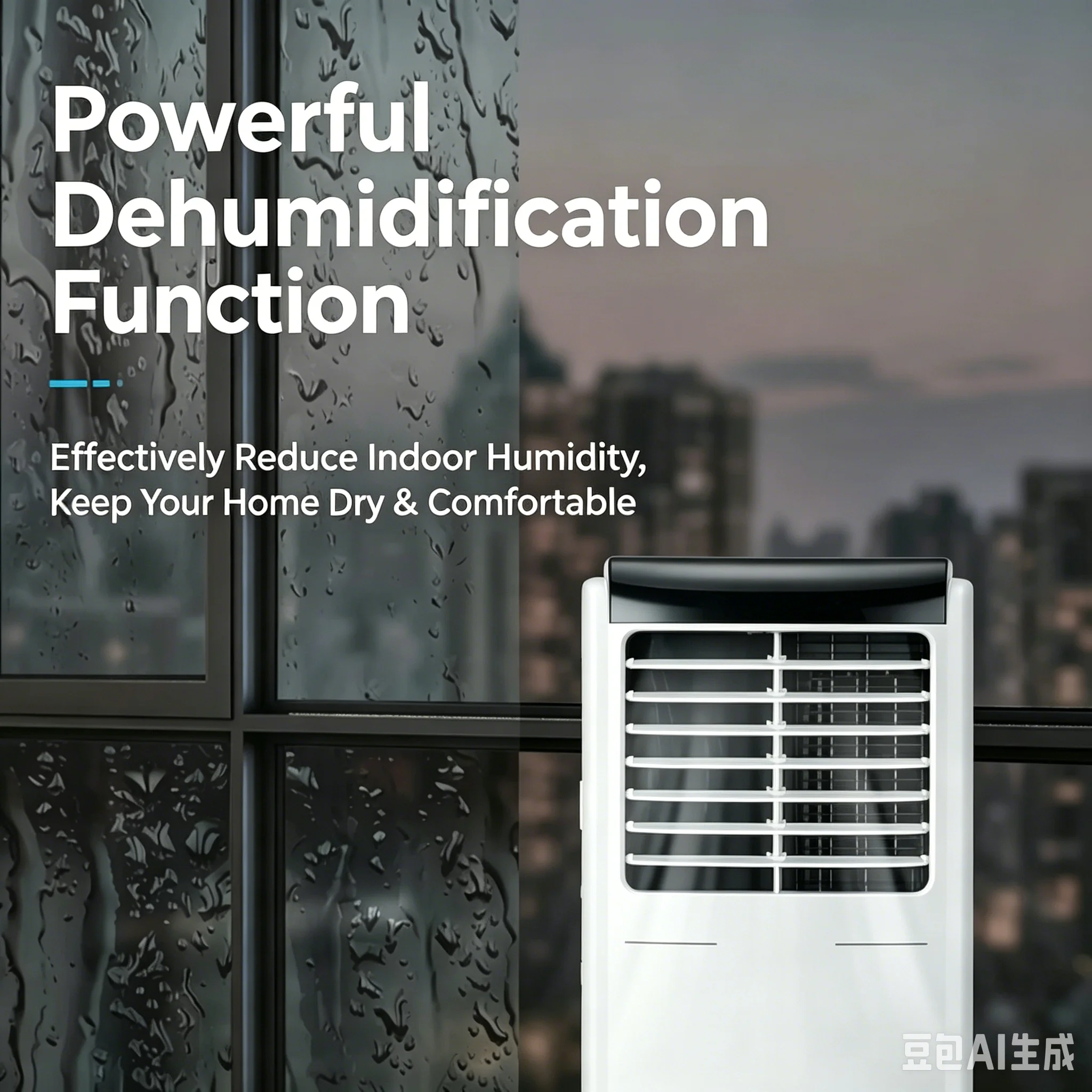 Household Portable Cooling Heating Mobile Air Conditioner Vertical Small Standing Unit No External Installation Required