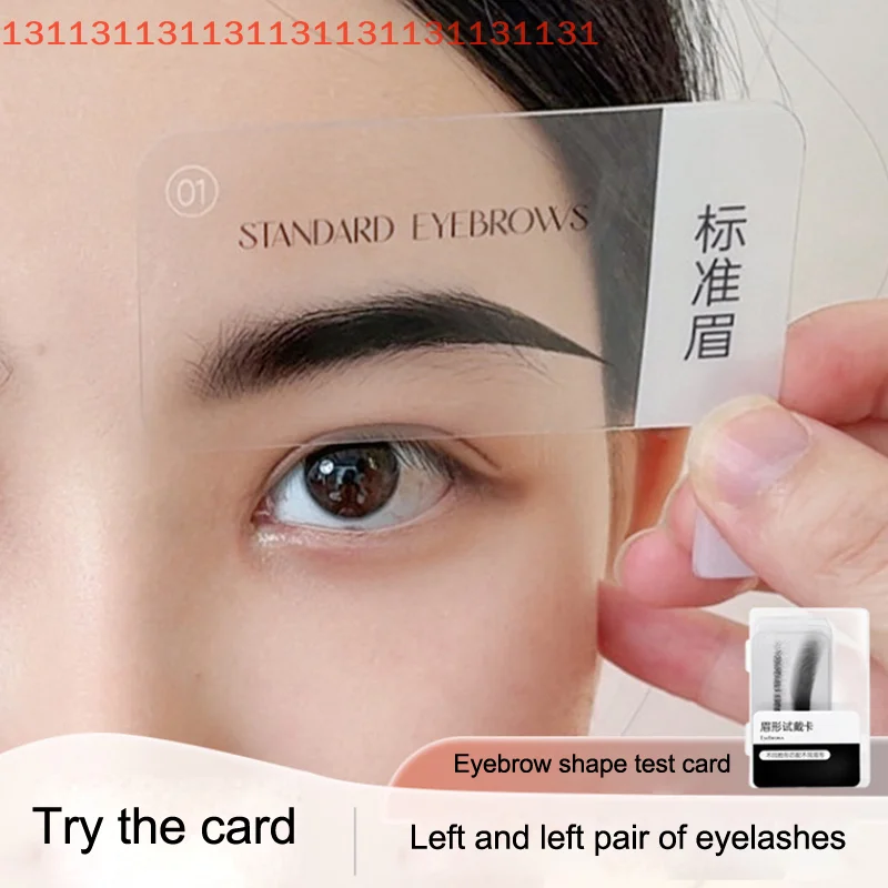 لعرض صالون أنماط الحواجب الشهيرة للنساء 6 أنماط بطاقة تجريبية للحواجب أداة احترافية للتطبيق المسبق