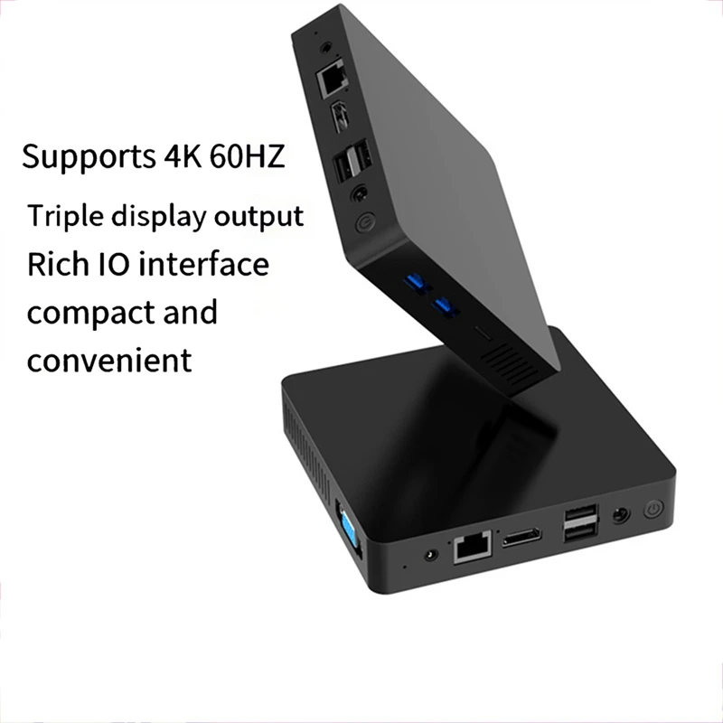 M2 Mini PC Host, Desktop Portable Computer Wifi BT4.0 With  Celeron N3350,6G RAM,64G ROM, & VGA Ports