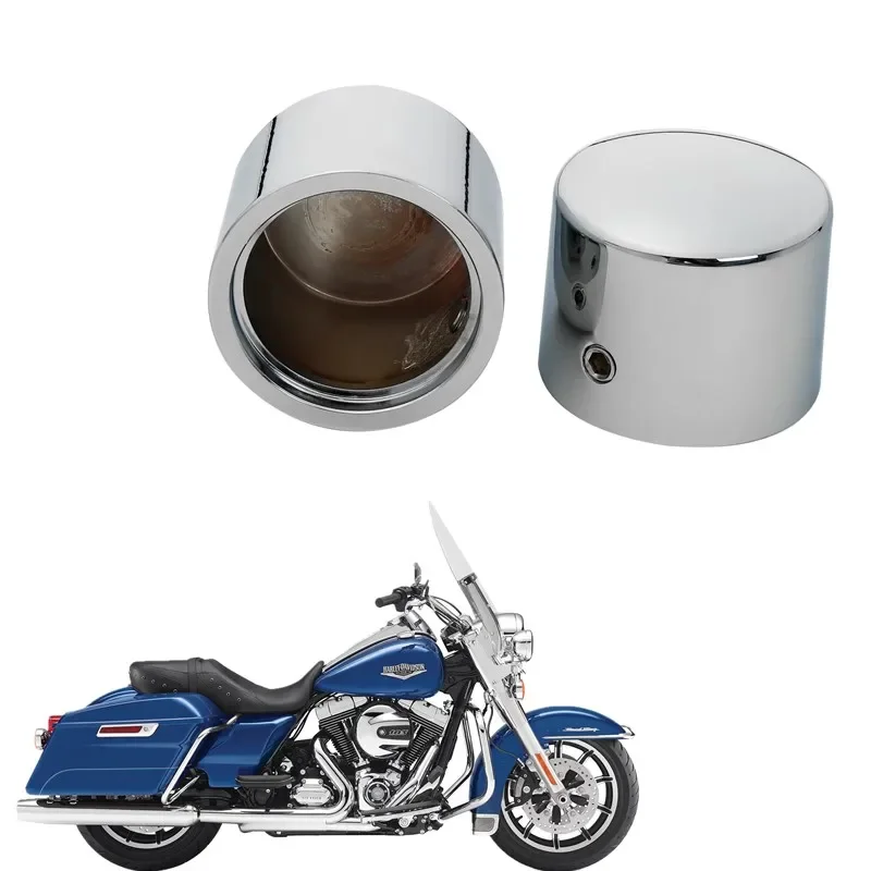 

For Harley Touring Sportster Softail Road King Street Glide FLTR FLHRC FLHX Chrome Motorcycle Parts Front Axle Nut Cover Bolt