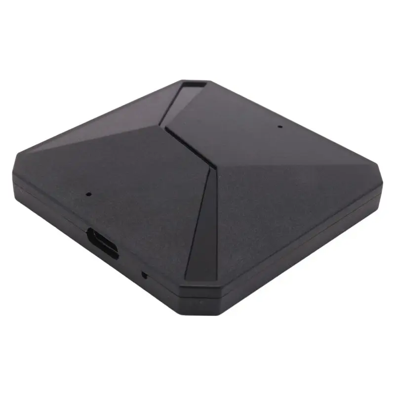 A23Q-2 In 1 Wired To Wireless Carplay Adapter AI Box Wireless Android Auto Smart TV Box Bluetooth Plug And Play For Car