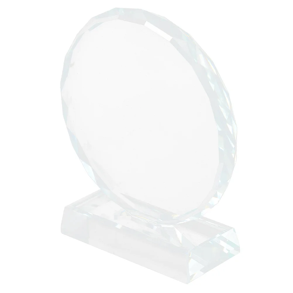 

Crystal Award Plaque Blank Trophy for Recognition Awards Engraved Appreciation Photo Frame Sublimation Blanks Decorative Signs