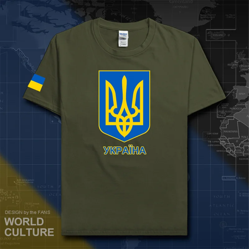 Ukraine Ukrainian Men T shirt Fashion 2022 Jersey Nation Team Cotton T-shirt Clothing Tees Country Sporting UKR Ukrayina tshirt