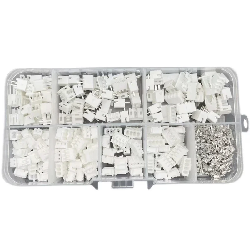 450PCS PH2.0 2.0mm Pitch Terminal KIT 2P 3P 4P Pin  Housing Pin Header JST Connector Wire Adaptor PH KITs For 3D Printer