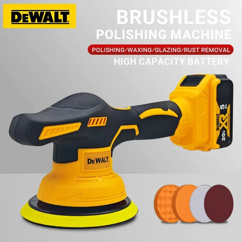 

Dewalt 8 Gears Digital Display Cordless Car Polisher Electric Polisher Auto Car Waxing Polishing Machine For Dewalt 20v Battery
