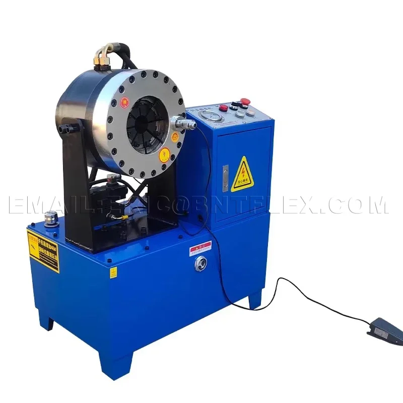 400 T BNT 68 S strong hydraulic shrink tubing automatic vertical and horizontal dual-purpose high-pressure steel pipe press
