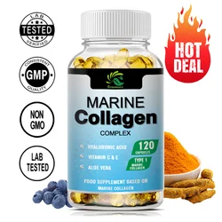 Greensure Marine Collagen - With Hyaluronic Acid, Biotin & Blueberry Support Joint, Hair, Skin, Nail, Cartilage & Overall Health