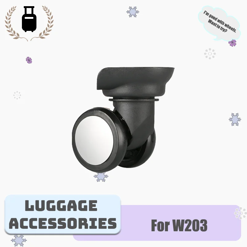 

For W203 Luggage Compartment Replacement Kit Swivel Castor Assembly Rotating Guide Wheel Luggage Accessories