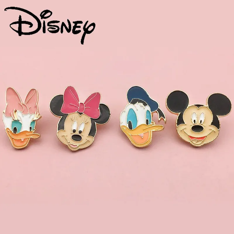 Disney Mickey Mouse broche Donald Duck badge, multifunctionele cartoon emaille pin schattig feestsieraden kostuum hoed decoratie cadeau