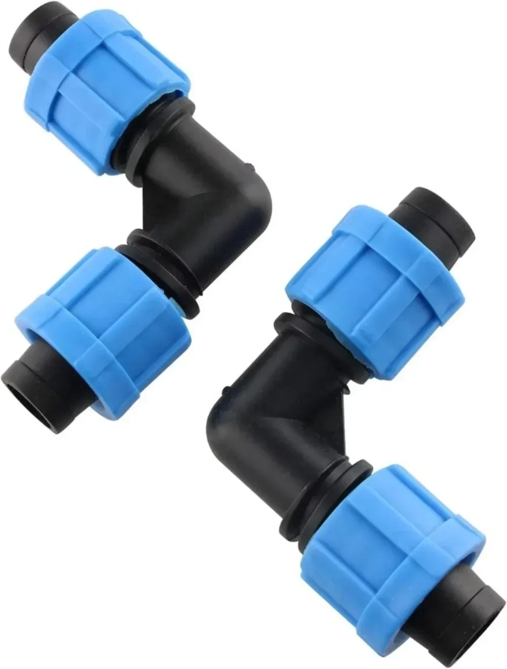 

16mm/20mm Drip Irrigation Elbow Universal Elbow Fitting Hose Elbow Connector Compatible 10pcs