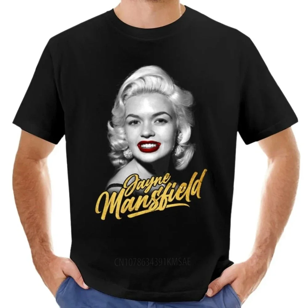 sweat kawaii clothes for a boy customs t shirts for men pack Men Women Jayne Mansfield Gifts For Music Fans graphic t shirts new