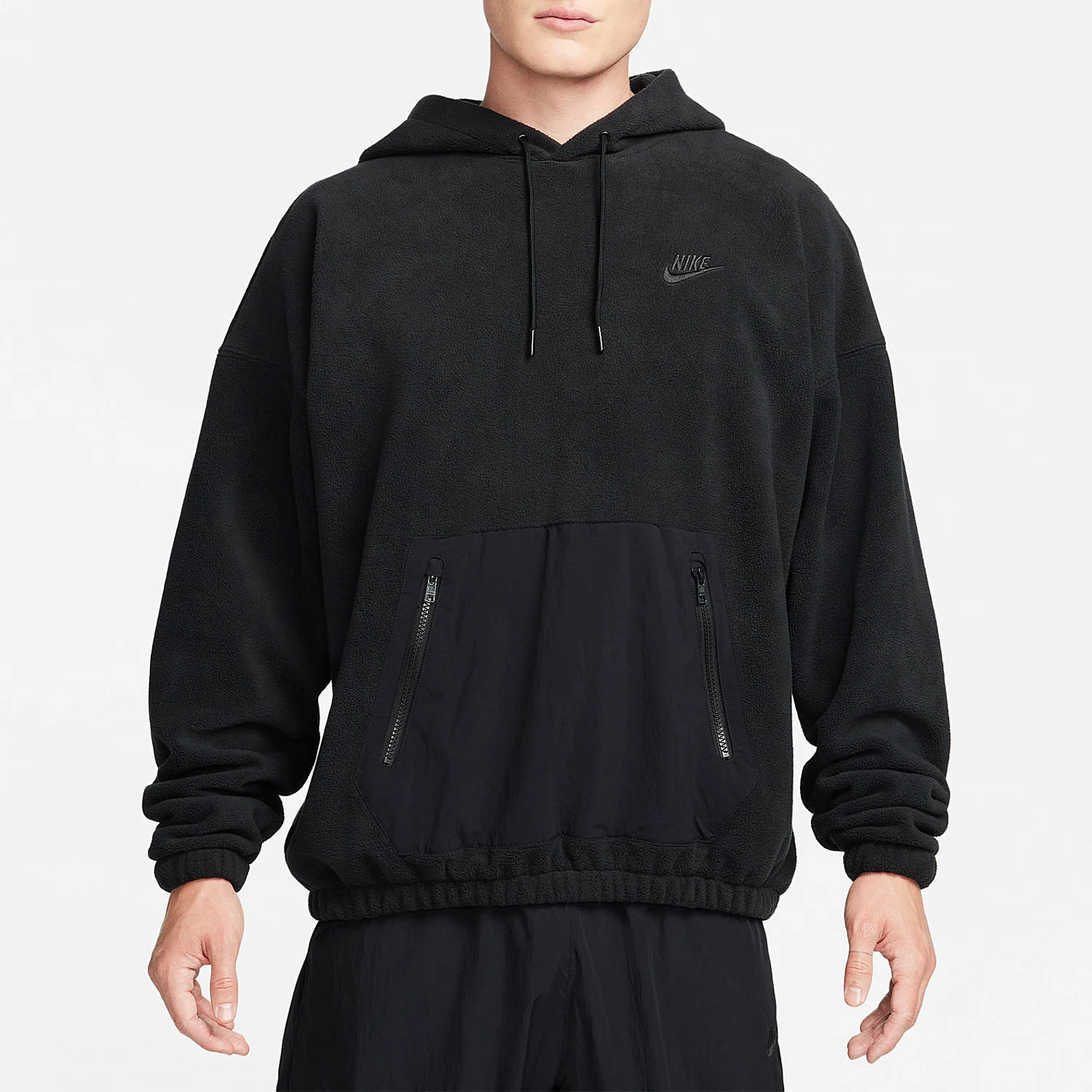 

Nike genuine Spring Men's Knitted Hooded Minimalist Sport Sweatshirt FB8389-010