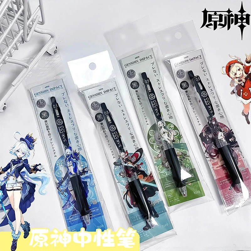 جينشين إمباكت فورينا كايديهارا كازوها هو تاو ناهيدا زملاء قلم جل لطيف قابل للسحب 0.5 مللي متر أداة كتابة رأس رصاصة
