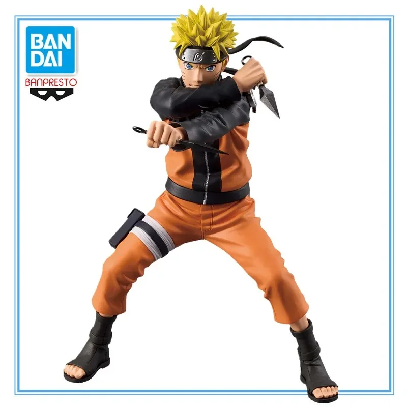 

In Stock Original BANDAI BANPRESTO Grandista Uzumaki Naruto Hokage Anime Action Figure Toys 22cm PVC Model Collector Toys Gifts
