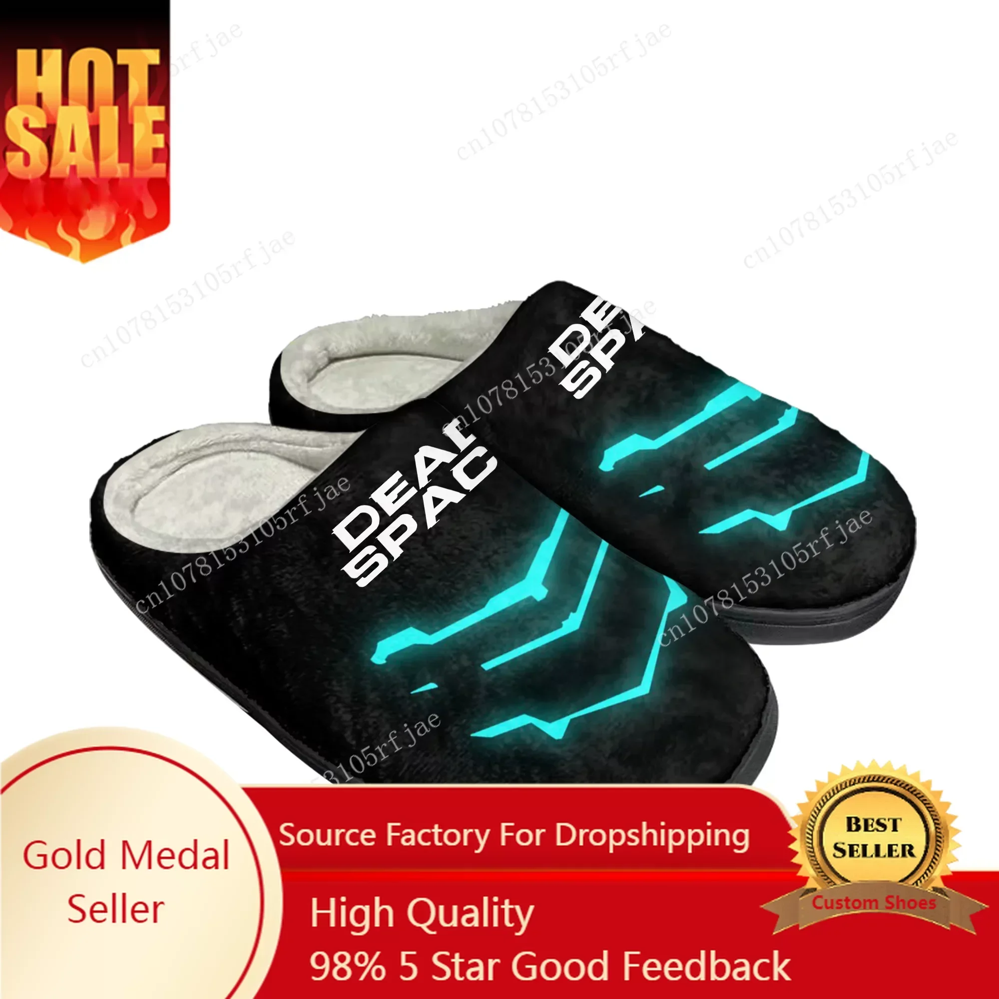 

Dead Space Bespoke Home Cotton Slippers Cartoon Game Men Women Plush Bedroom Casual Fashion Keep Warm Shoes Tailor Made Slipper