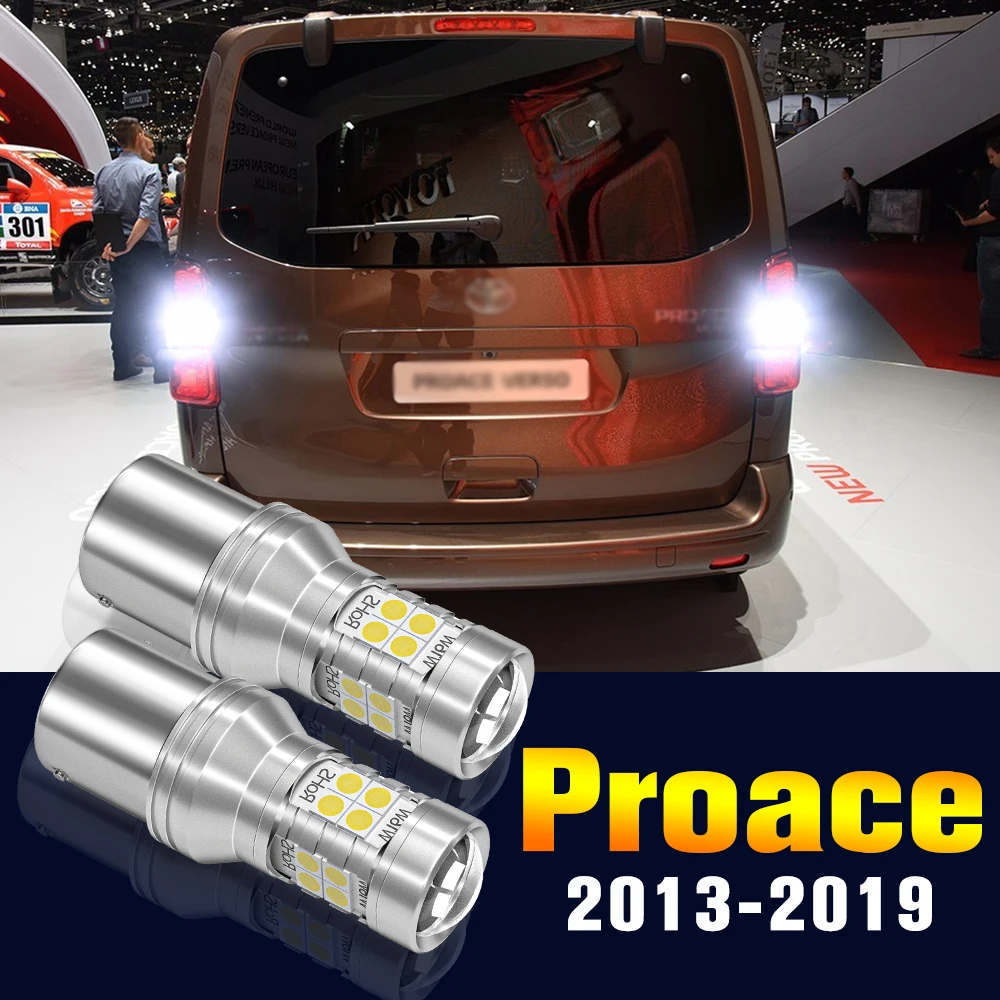 

2pcs LED Reverse Light Bulb Backup Lamp For Toyota Proace 2013-2019 2014 2015 2016 2017 2018 Accessories