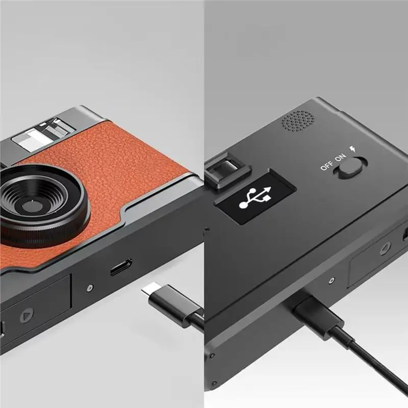 Retro Screenless Digital Camera 8MP LED Flash Multiple Filter Effects HD TF Card For Travel & Adventure Memories