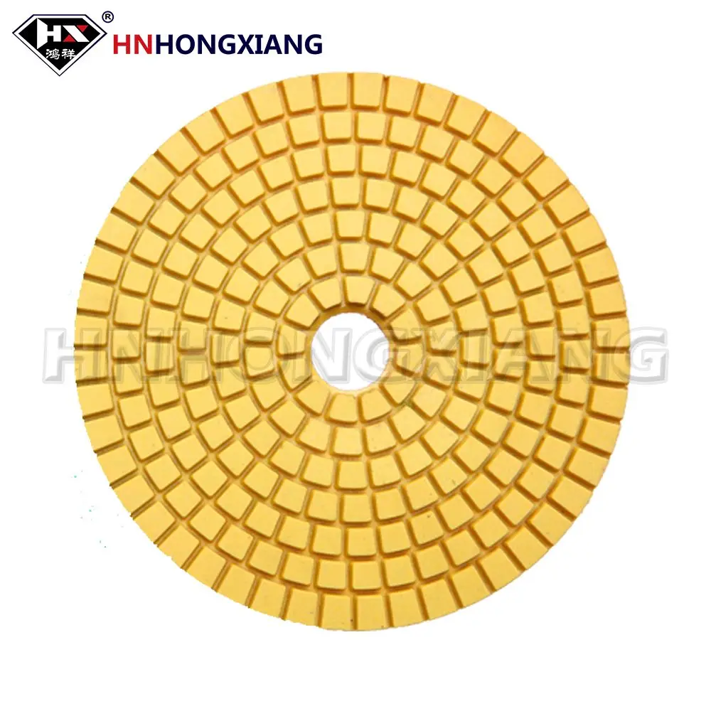 

High Quality Stone Granite Concrete Marble Wet Diamond Polishing Pads 100mm 4 inch 150#300 grit