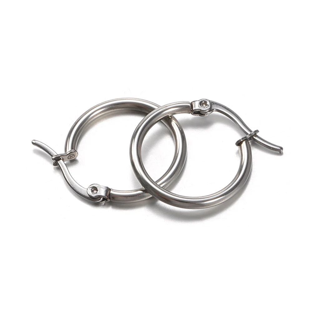 10pcs Stainless Steel Open Earrings Base for Jewelry Making Earring DIY