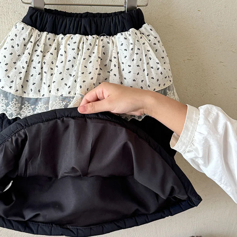 الفتيات الصغيرات ماكسي تنورة طويلة فتاة الشتاء الخريف تنورة مرونة عالية الخصر ألف خط سوينغ تنورة للأطفال حجم 2 3 4 5 6 7 8 9 10 سنوات #6