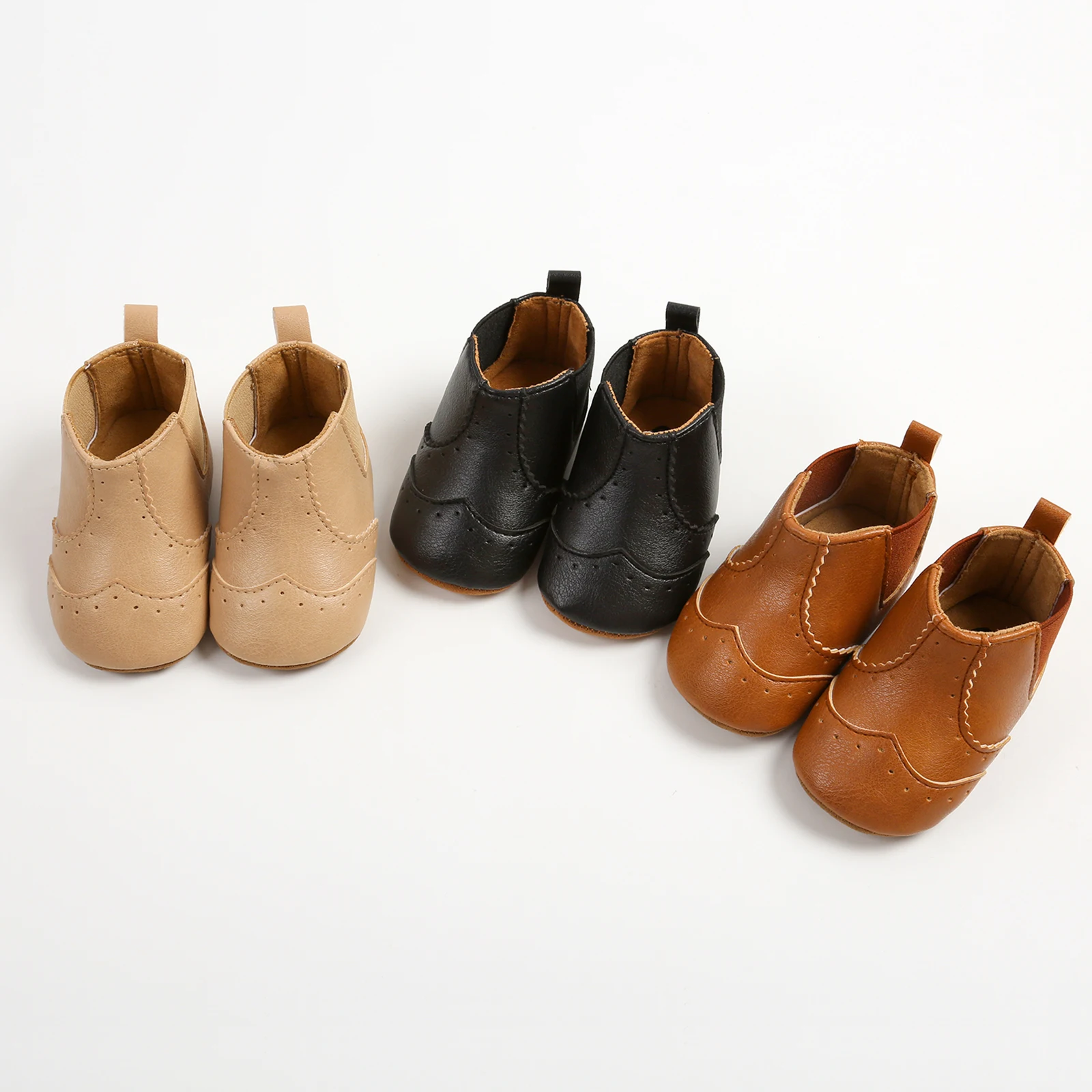 Bottes courtes à semelle souple pour bébés filles, chaussures de princesse pour les premiers marcheurs, chaussures décontractées en PU pour tout-petits, automne et hiver