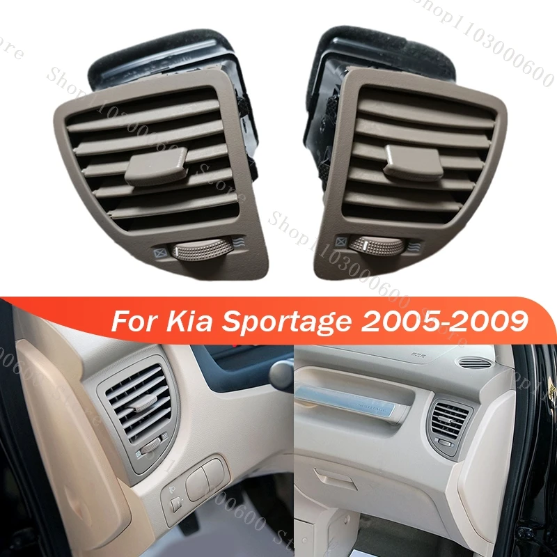 For Kia Sportage 2005-2009 Car Front Dashboard A/C Air Conditioner Outlet Air Conditioning Vents Frame 974801F000 974901F000