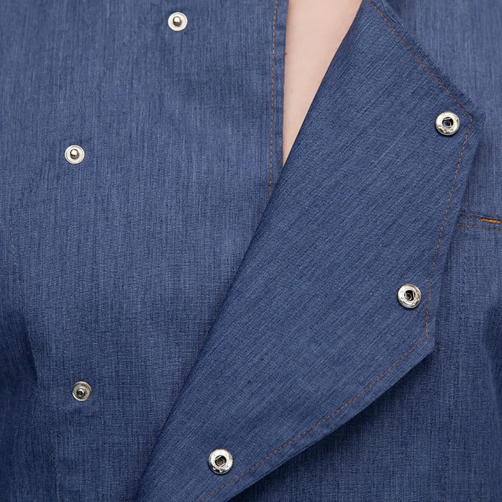 Koch-Arbeitskleidung für Herren, kurzärmelig, für den Sommer, Hotel, Kochkleidung, Damen, Catering, Küche, langärmelig