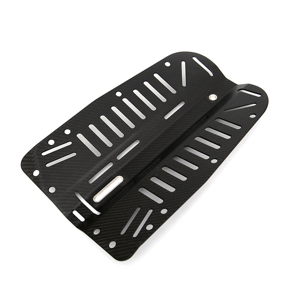 1pc Scuba Diving Backboard Scuba Divings Carbon Fiber Backplate Compacted Technical Cave Divers Back Plate Diving Accessories