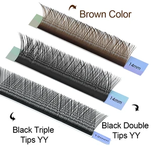 Nagaraku yy Triple Form Tipps Handstoff Premium weiches Licht natürliche Wimpern versorgt Make -up Mesh Net Cruz Swap 8 Hauptverkäufe können Fringe - №2