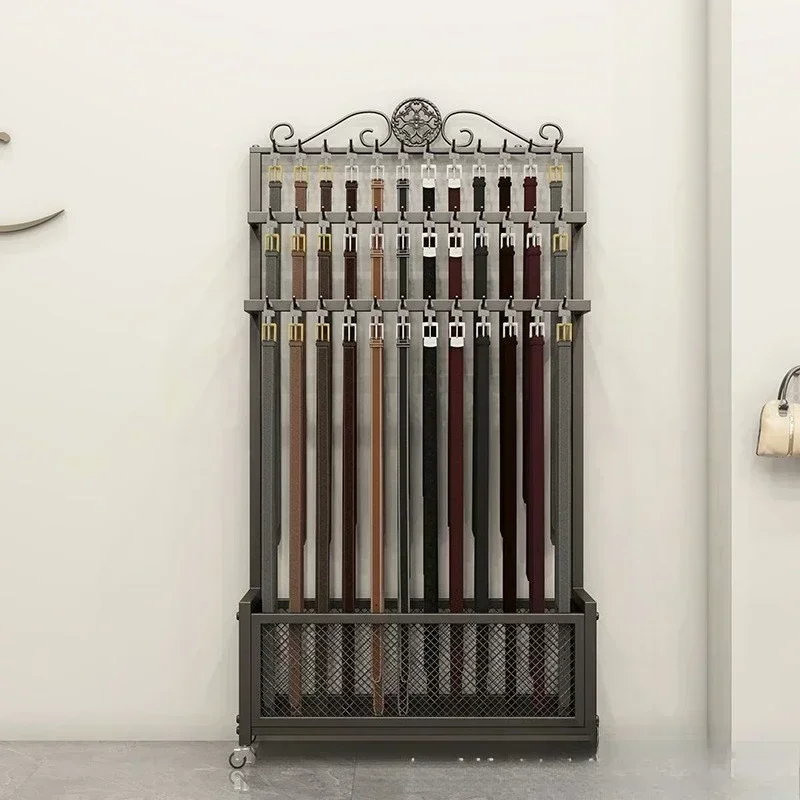New Belt rack, belt display rack, mobile shelf, multi-layer tie display rack.