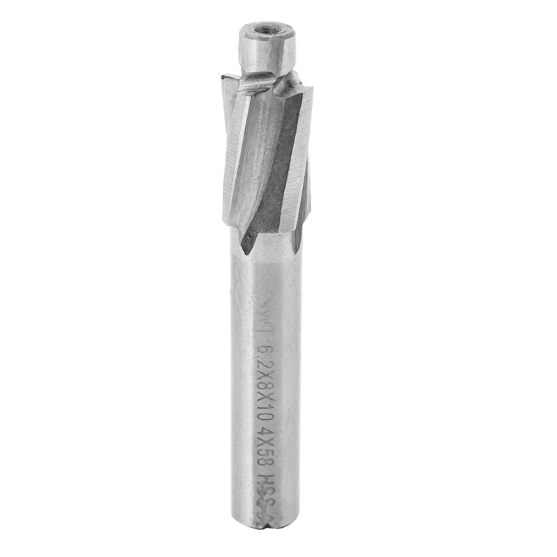 

Flash Trend 14Pcs M3-M12 Counterbore Milling Cutter High Speed Steel Pilot Slotting Tool End Mill Slot Drill Bit Set