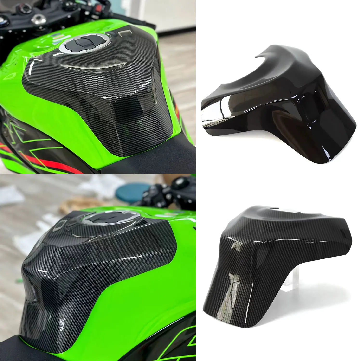 

For Kawasaki Ninja 636 ZX6R ZX 6R 2019 2020 21 2022 2023 2024 ZX-6R Motorcycle Decal Tank Cover Fairing Gas Fuel Cowl Protector