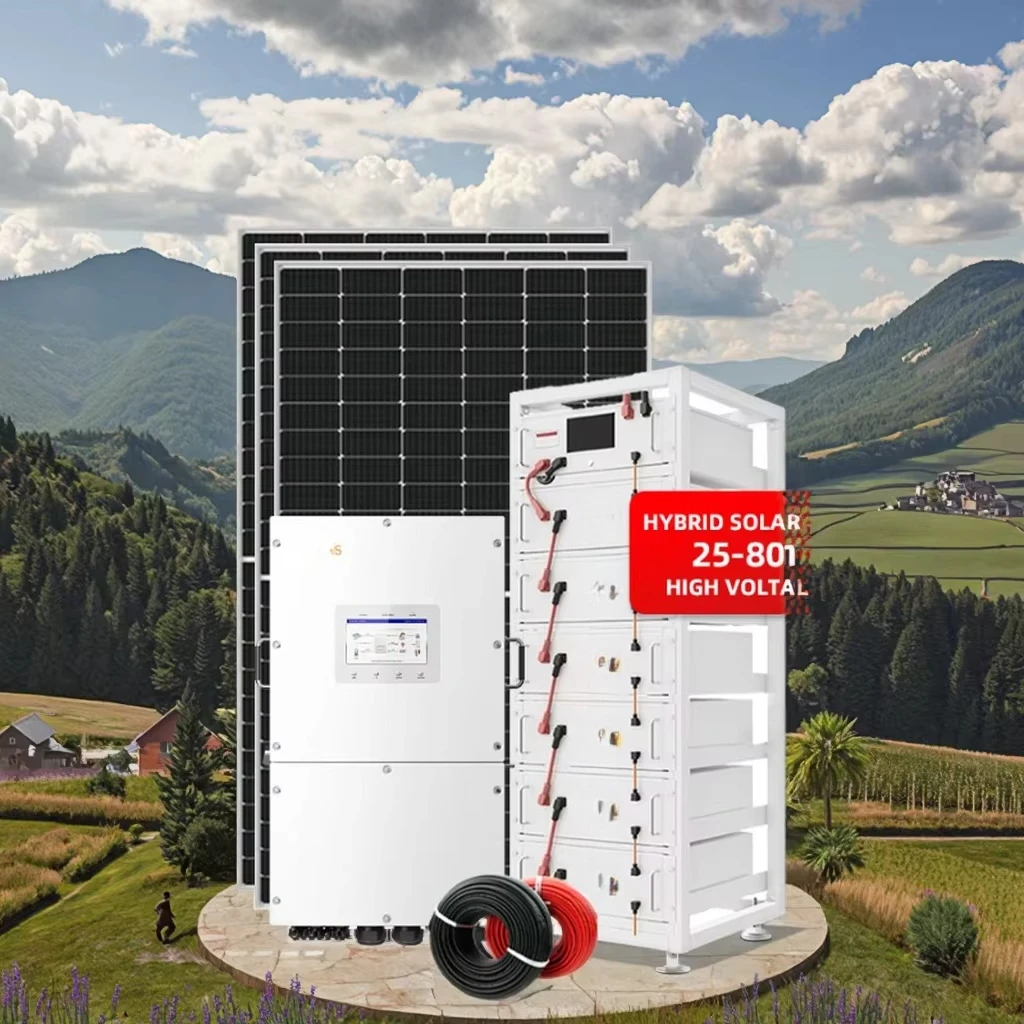 Solar System 15kw 10kw 20kw 30kw Off Grid Hybrid Solar Energy Storage System All in One Solar Panel Power System Home Full Set