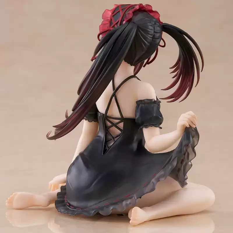 Em estoque original taito desktop bonito data um ao vivo tokisaki kurumi pijamas anime figura modelo coleção ornamentos de mesa