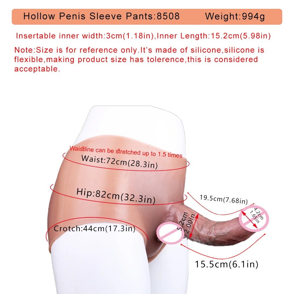 SXXY قضيب جلدي واقعي كم القضيب السراويل مع دسار مجوف للغاية للرجال ديك تكبير سيليكون جوفاء دسار الملابس الداخلية للكبار #2