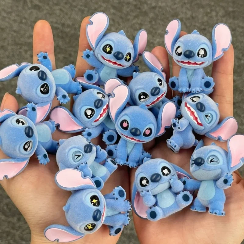 

Genuine Disney Stitch Fluffy Series Blind Bag Cute Stitch Mini Beans Mystery Box Desk Decor Kawaii Collectible Gifts For Kids