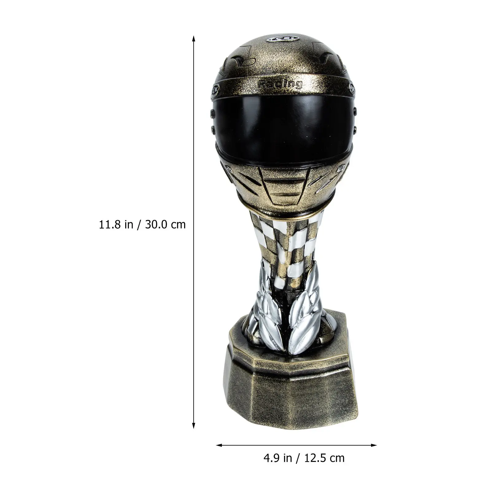 Motorcycle Race Shaped Resin Trophy Creative Award for School Event Party Competition Decoration Award Trophy