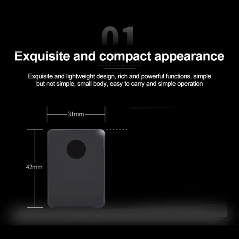 Imagem -05 - Dispositivo de Áudio Gsm Remoto Voice Monitor Sensitive Tri-band Localizador Gps Mini Dispositivo Portátil Ouvir Bug Gadget Áudio Instantânea
