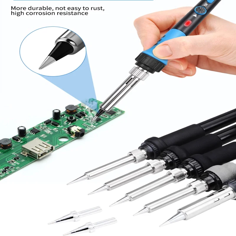 Multifunktionales Lötkolbenkopf-Set Geeignet für Verschiedene Schweißszenarien Elektronik-Reparatur Lötkopf-Kombination – Detail 6