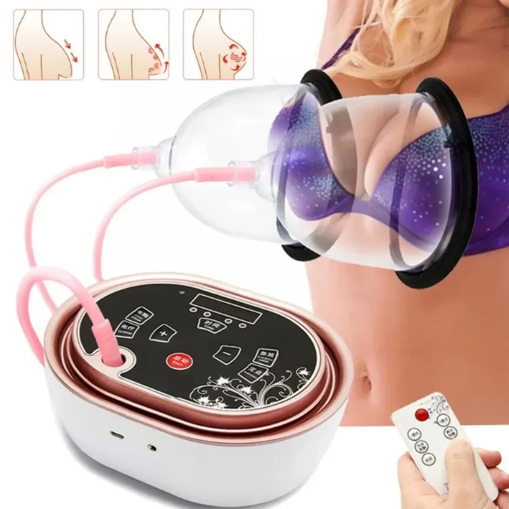 Vacuum Breast Massager Breast Enlargement Machine Pumps Enhance Breast Bigger Vacuum Cupping Buttock Lifting Enhancer Sucker