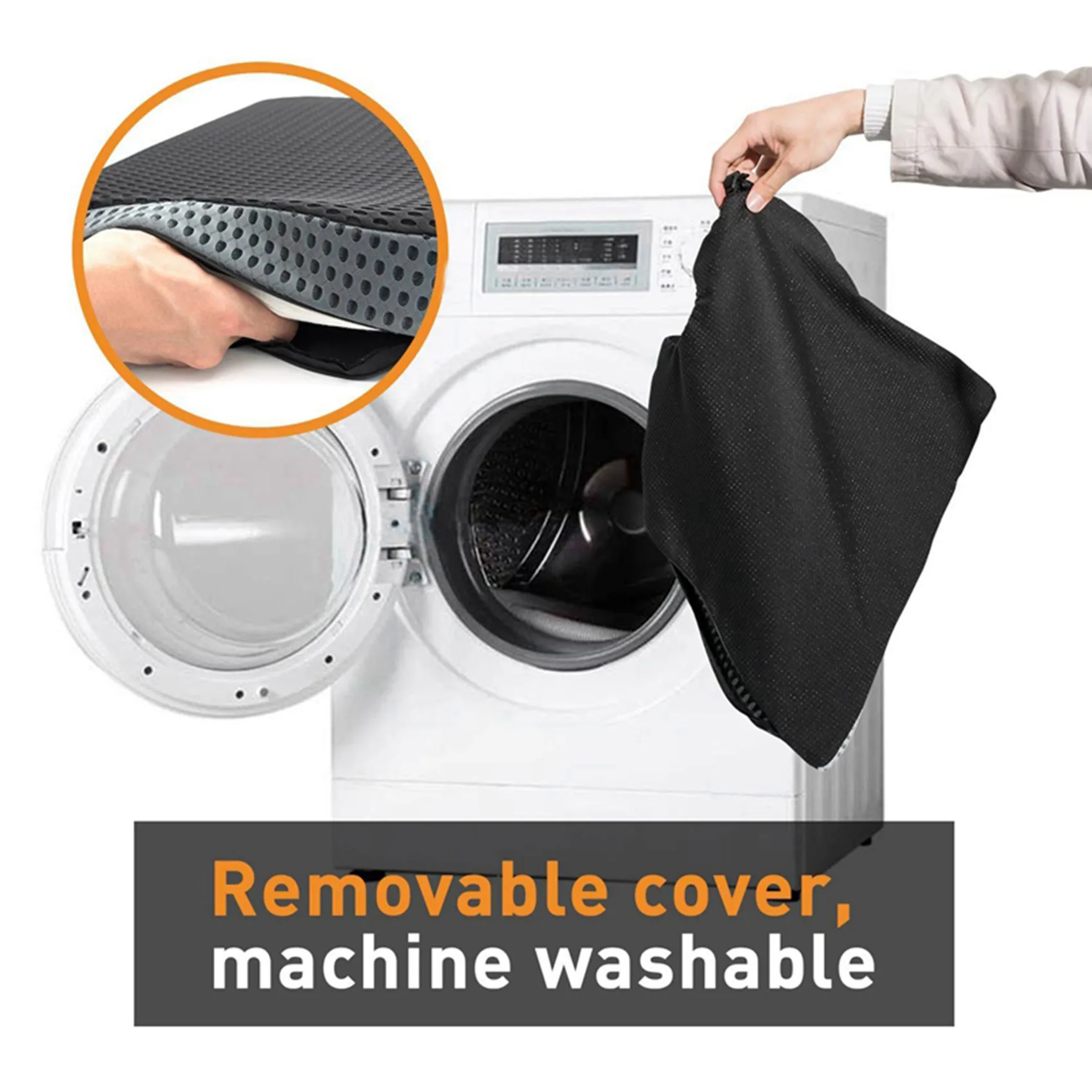 

2X Car Truck Wedge Seat Cushion For Pressure Relief Pain Relief Butt Cushion Orthopedic Ergonomic Support Memory Foam