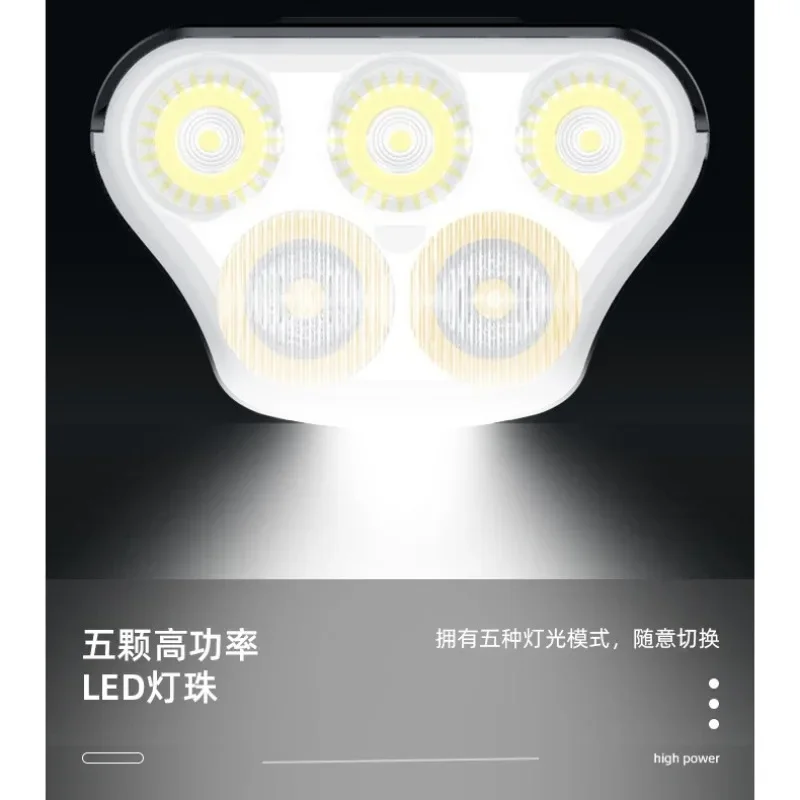 Bicycle light 5000 lumens USB charging strong light waterproof