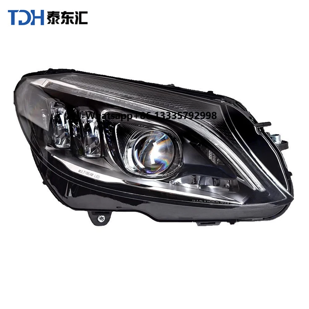 

High Quality Mercedes-Benz W205 LED Headlight Assembly 100W 6000K Car Lights for 15-21 Models