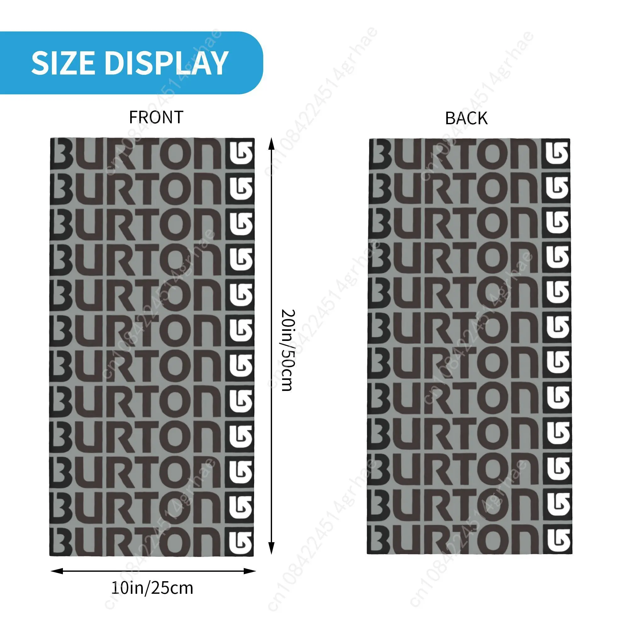 Пользовательские B-Burtons Arrow Logo Горячая бандана Шея Гетры Ветрозащитный шарф для лица Женщины Мужчины Спортивная повязка на голову Трубка Балаклава