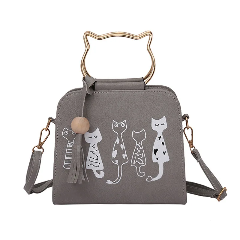 Cats Print Handbag for Women Cool Style Animal Series Casual Ladies Shoulder Bag Large Capacity Fashion Design Shopper Tote Bags