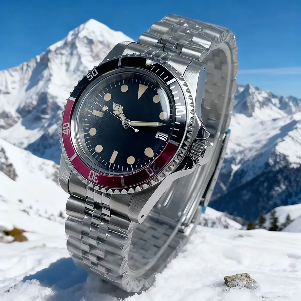 

Ba 39MM diving men's retro watch, men's fashion Chinese NH35 automatic movement watch, waterproof retro mechanical sports watch