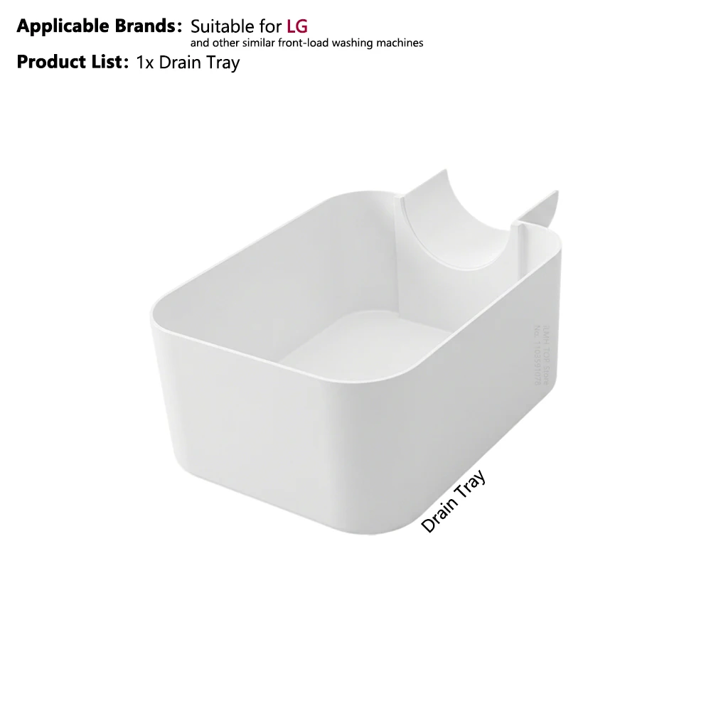 Aoifn Washing Machine Drain Pan, Water Catcher Tray for Front Load Washer Filter Cleaning, Laundry Floor Spill Protector Tool image 3