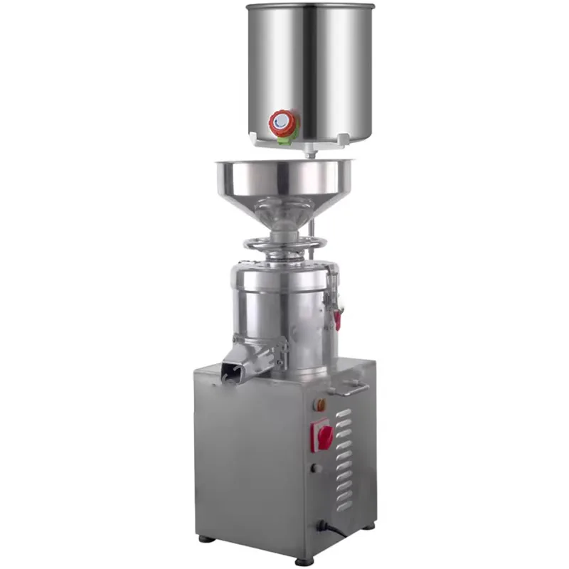 220/110V Peanut Butter Maker Machine Sesame Beans Crusher Stainless Steel Sesame Butter Milling Machine Commercial Pulping Machi